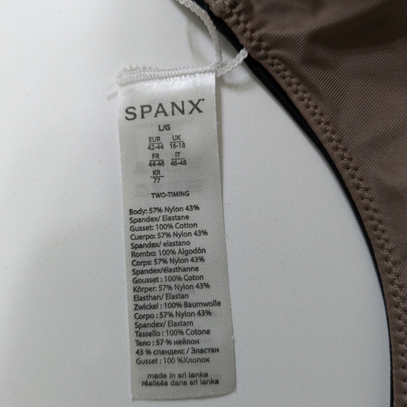 SPANXshape Invisible Open-Bust Mid-Thigh Bodysuit size L Reversible - Picture 7 of 8